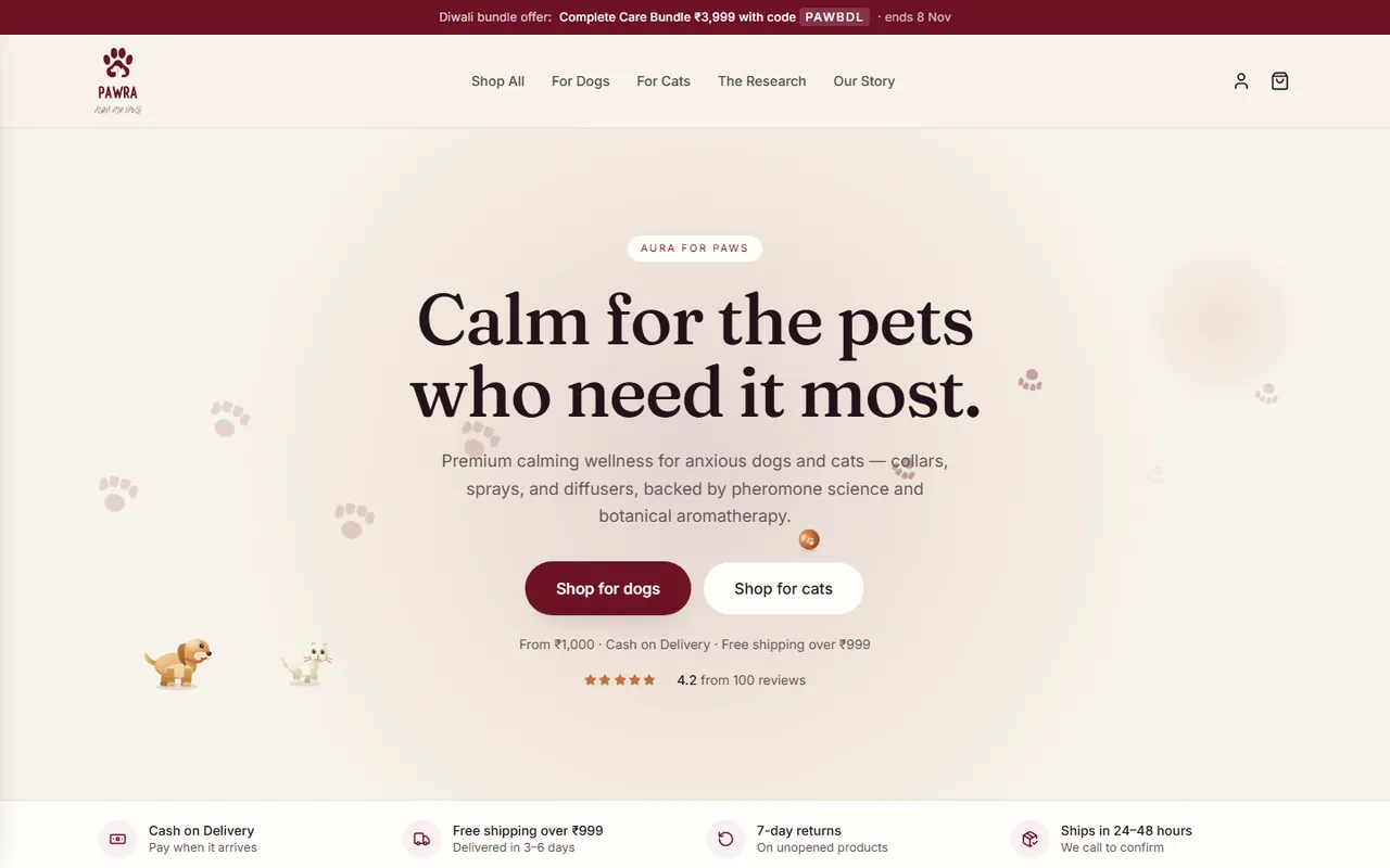 Pawra website